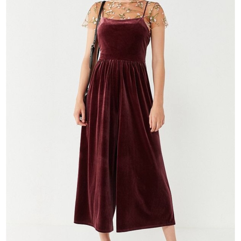 Urban Outfitters Velvet Jumpsuit